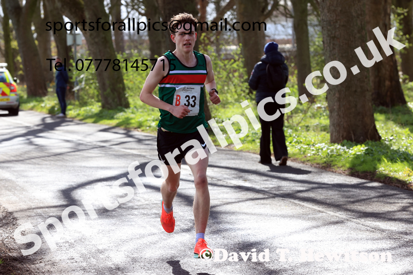 Senior Mens 12 Stage Road Relay, 2026 Northern Mens 12 and Womens 6 Stage Road Relays and Young Athletes 5k, Sheepmount Stadium, Carlisle. Photo: David T. Hewitson/Sports for All Pics
